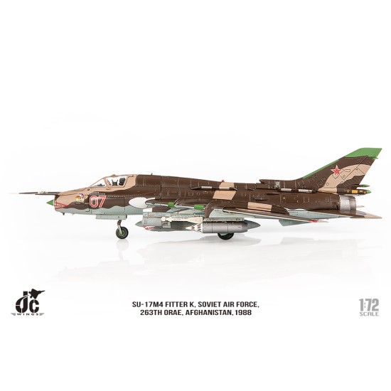 1/72 SU-17 M4 FITTER K SOVIET AIR FORCE 263TH ORAE AFGHANISTAN 1988 JCW72SU20010