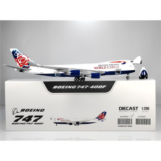 1/200 BRITISH AIRWAYS CARGO BOEING 747-400F(SCD) INTERACTIVE SA2008C