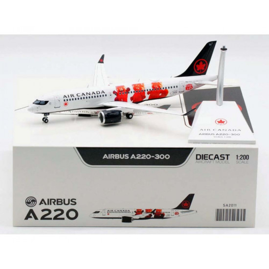 1/200 AIR CANADA AIRBUS A220-300 SPECIAL LIVERY REG: C-GVDP SA2011