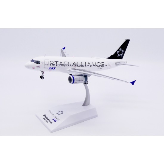 1/200 SAS SCANDINAVIAN AIRLINES A319 STAR ALLIANCE OY-KBT WITH STAND XX20608