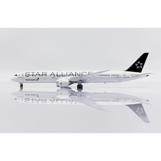 1/400 EVA AIR B787-10 DREAMLINER STAR ALLIANCE B-17812 FLAPS DOWN XX40136A