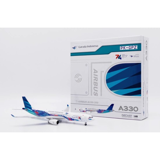 1/400 GARUDA INDONESIA A330-300 KEMBARA ANGKASA PK-GPZ W/ ANTENNA XX40170