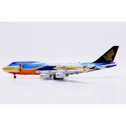 1/400 SINGAPORE AIRLINES B747-400 TROPICAL9V-SPK FLAPS DOWN W/ ANTENNA XX40213A