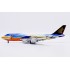 1/400 SINGAPORE AIRLINES B747-400 TROPICAL9V-SPK FLAPS DOWN W/ ANTENNA XX40213A