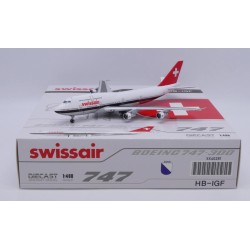 1/400 SWISSAIR BOEING 747-300 POLISHED REG: HB-IGF WITH ANTENNA XX40281