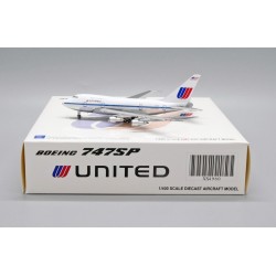 1/400 UNITED AIRLINES B747SP BLUE STRIPE POLISHED N532PA WITH ANTENNA XX4960