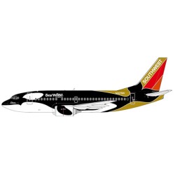 1/200 SOUTHWEST AIRLINES BOEING 737-500 SEA WORLD OF CALIFORNIA REG: N507SW WITH STAND *RESTOCK