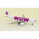 1/200 WOW AIR AIRBUS A320-232 LZ-WOW WITH STAND JF-A320-008