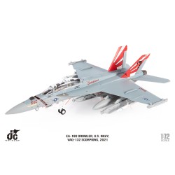 1/72 EA-18G GROWLER U.S. NAVY VAQ-132 SCORPIONS 2021 JCW72F18017 1/72 EA-18G GROWLER U.S. NAVY VAQ-132 SCORPIONS 2021 JCW72F18017