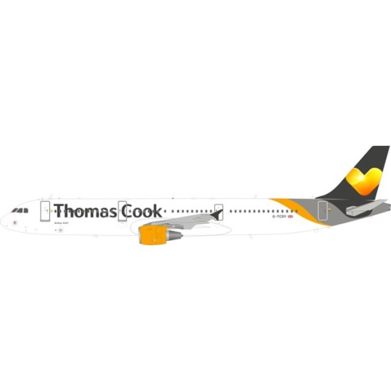 1/200 THOMAS COOK AIRLINES AIRBUS A321-211 G-TCDY WITH STAND