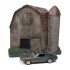 JOHNNY LIGHTNING 1/64 BARN PIKE'S PEAK W/1968 FORD MUSTANG RUSTY
