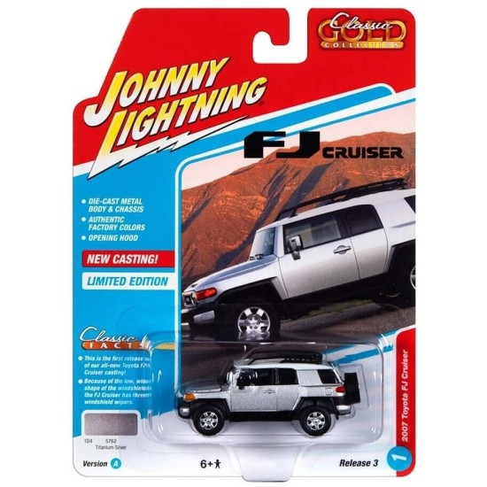 1/64 2007 TOYOYA FJ CRUISER TITANIUM SILVER JLCG030A-1