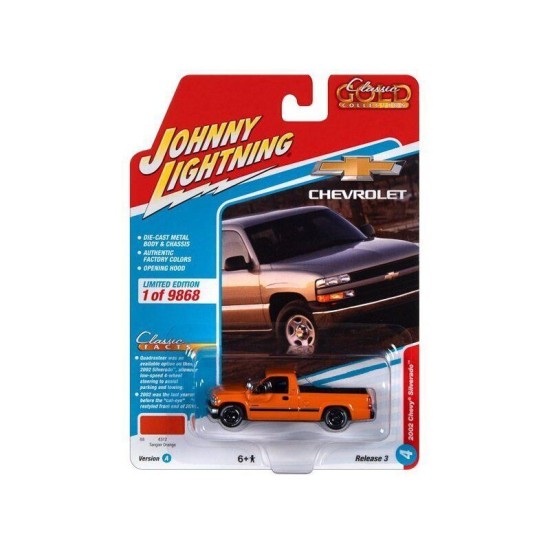 1/64 2002 CHEVROLET SILVERADO TANGIER ORANGE JLCG030A-4