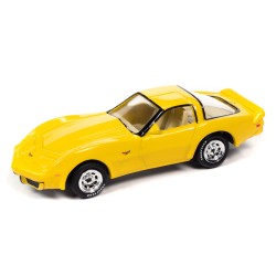 1/64 1979 CHEVY CORVETTE YELLOW WITH TIN JLCT011 B 1/64 1979 CHEVY CORVETTE YELLOW WITH TIN JLCT011 B