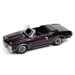 1/64 1970 OLDSMOBILE 442 CONVERTIBLE BURGUNDY MIST WITH TIN JLCT011 B