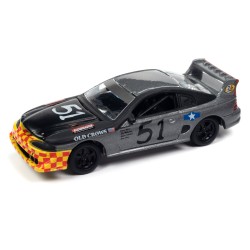 1/64 24 HRS OF LEMONS 1990S FORD MUSTANG BLACK/DARK SILVER JLSF025 A 1/64 24 HRS OF LEMONS 1990S FORD MUSTANG BLACK/DARK SILVER JLSF025 A
