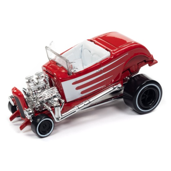 1/64 ZINGERS 1932 FORD HIBOY RED/WHITE JLSF025 B