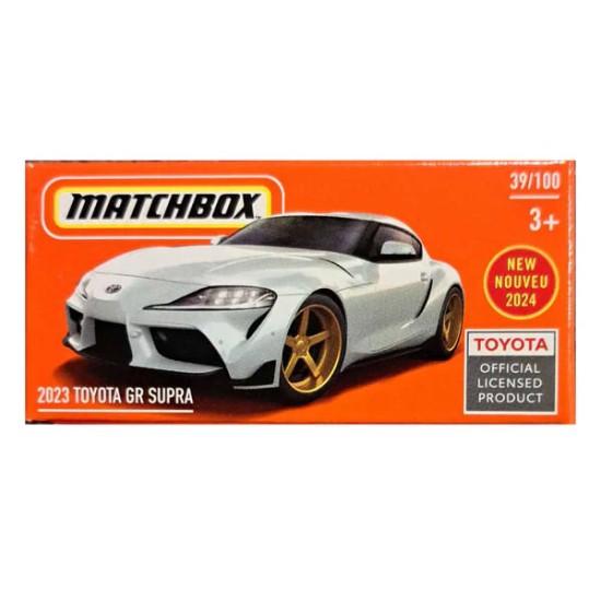 MATCHBOX 2024 POWERGRABS 2023 TOYOTA GR SUPRA 39/100 HVP49