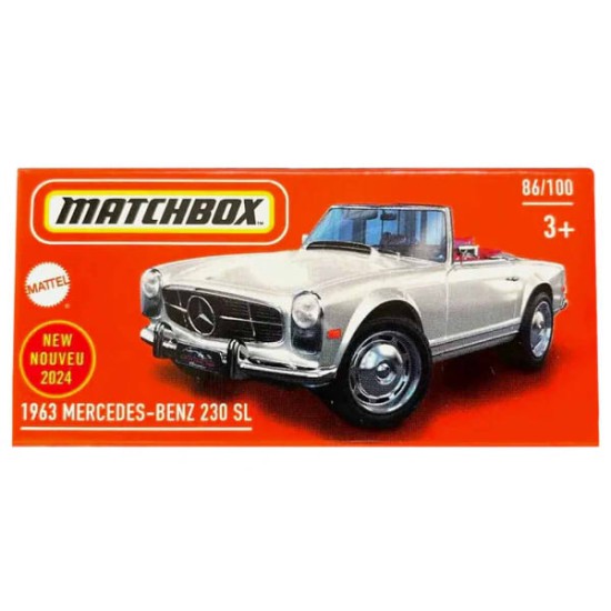 MATCHBOX 2024 POWERGRABS 1963 MERCEDES-BENZ 230 SL 86/100 HVP51