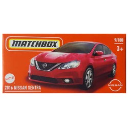 MATCHBOX 2024 POWERGRABS 2016 NISSAN SENTRA RED 9/100 HVP70