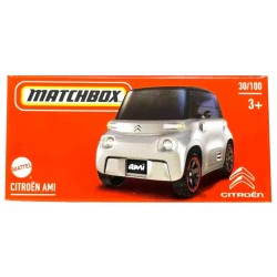 MATCHBOX 2024 POWERGRABS CITROEN AMI SILVER 30/100 HVP85