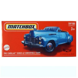 MATCHBOX 2024 POWERGRABS 1941 CADILLAC SERIES 62 CONVERTIBLE COUPE 59/100 HVP97