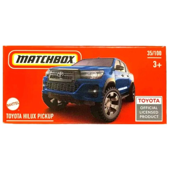 MATCHBOX 2024 POWERGRABS TOYOTA HILUX PICKUP 35/100 HVR25