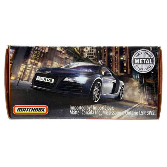 MATCHBOX POWER GRABS AUDI R8 GREY MBX CITY 29/100