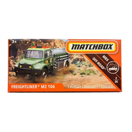 MATCHBOX POWER GRABS FREIGHTLINER M2 106 MBX OFF-ROAD 2/20 FHX67