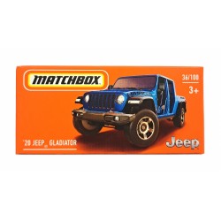 MATCHBOX 2021 POWER GRABS '20 JEEP GLADIATOR 36/100 GXN53