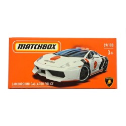 MATCHBOX 2021 POWER GRABS LAMBORGHINI GALLARDO POLICE 69/100 GXN84