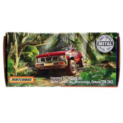 MATCHBOX POWER GRABS '95 NISSAN HARDBODY (D21) RED MBX JUNGLE 62/100