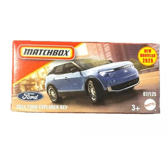 MATCHBOX 2024 POWERGRABS 2024 FORD EXPLORER BEV 07/125 JBT80