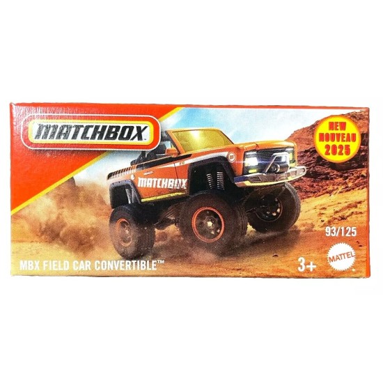 MATCHBOX 2024 POWERGRABS MBX FIELD CAR CONVERTIBLE 93/125 JBT86