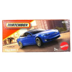 MATCHBOX 2024 POWERGRABS TESLA MODEL S 42/125 JBV25 MATCHBOX 2024 POWERGRABS TESLA MODEL S 42/125 JBV25