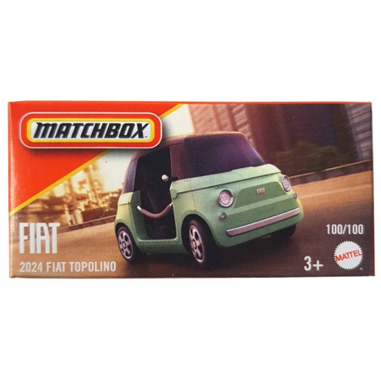 MATCHBOX 2024 POWERGRABS 2024 FIAT TOPOLINO 100/100 JFT02