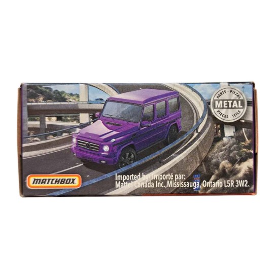 MATCHBOX POWER GRABS 2015 MERCEDES-BENZ G 550 PURPLE MBX HIGHWAY 49/100