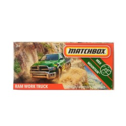 MATCHBOX POWER GRABS RAM WORK TRUCK GREEN MBX MOUNTAIN 77/35