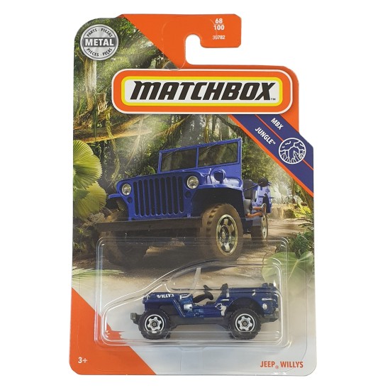 MATCHBOX 1/64 JEEEP WILLYS MBX JUNGLE 68/100 GKL05