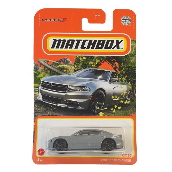 MATCHBOX 1/64 2018 DODGE CHARGER 55/100 GVX65