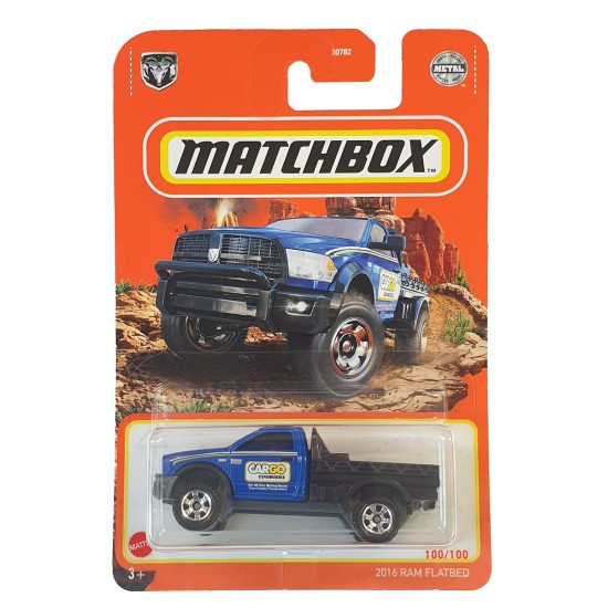 MATCHBOX 1/64 2016 RAM FLATBED 100/100 GVY10