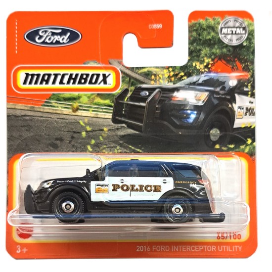 MATCHBOX 2016 FORD INTERCEPTOR UTILITY 65/100 GXM83