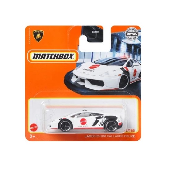 MATCHBOX LAMBORGHINI GALLARDO POLICE 69/100 GXM87