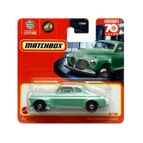 MATCHBOX 1941 PLYMOUTH COUPE 8/100 HLC49