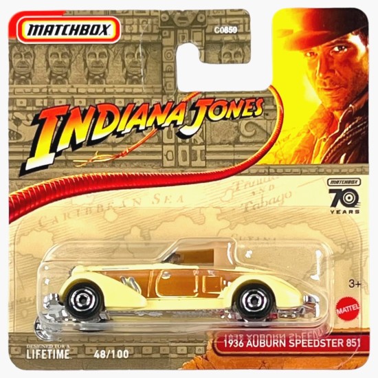 MATCHBOX INDIANA JONES 1936 AUBURN SPEESTER 851 48/100 HLC64