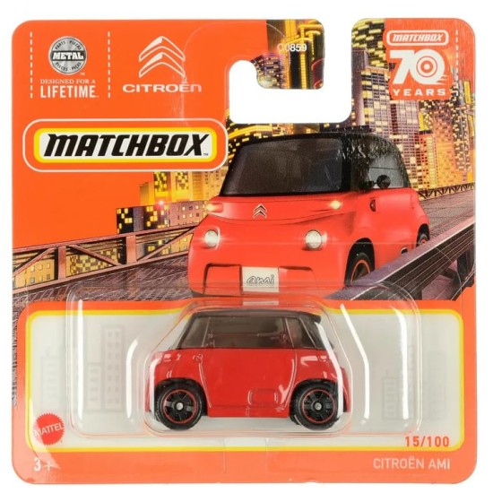 MATCHBOX CITROEN AMI RED 15/100 HLC67