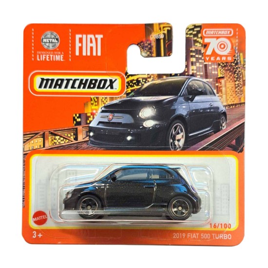 MATCHBOX 2019 FIAT 500 TURBO 16/100 HLD05