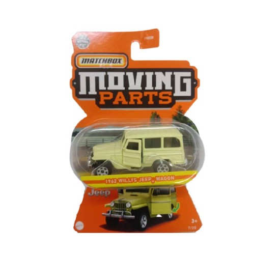 MATCHBOX 1/64 MOVING PARTS 1962 WILLYS JEEPS WAGON 7/20 GWB49