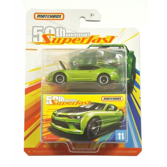 MATCHBOX SUPERFAST '17 CHEVY CAMARO GBK34