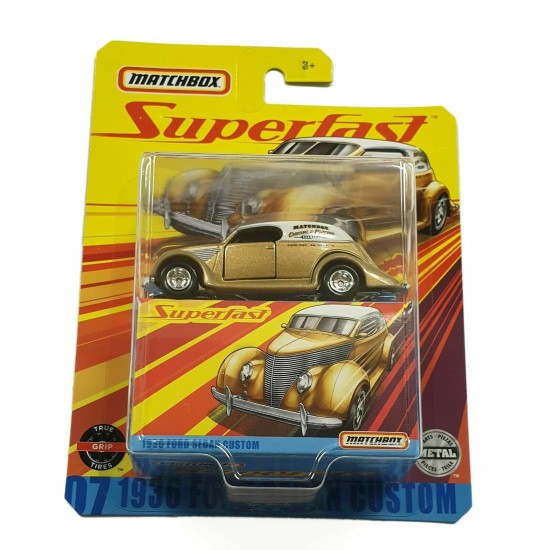 MATCHBOX SUPERFAST 1936 FORD SEDAN CUSTOM #07 GKP47